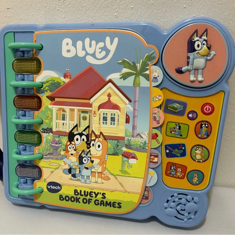 VTech Bluey’s Book of Games - Blue Interactive Learning Toy
